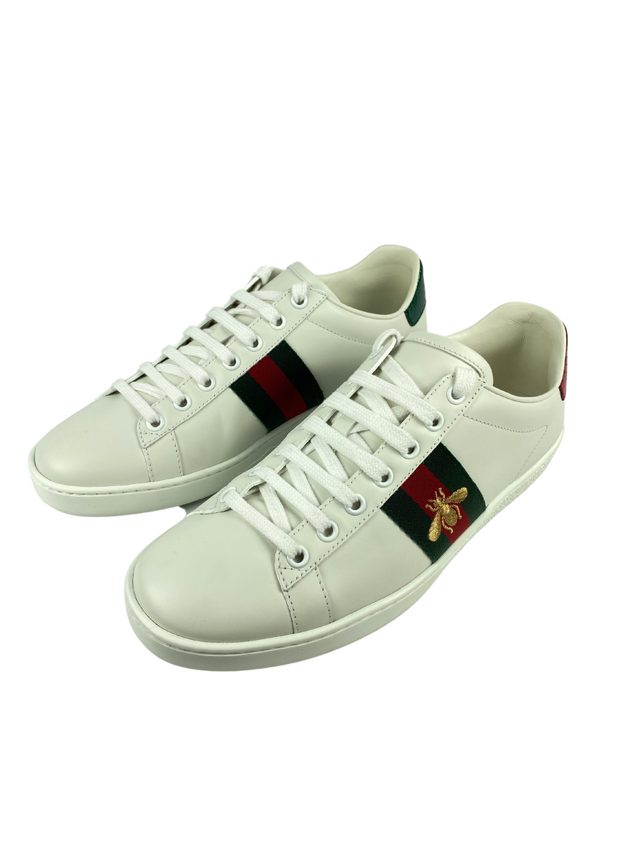 GUCCI SNEAKER NEW ACE SHOES 38.5 IT 39.5 FR PINK LEATHER BOX SNEAKERS  ref.535158 - Joli Closet
