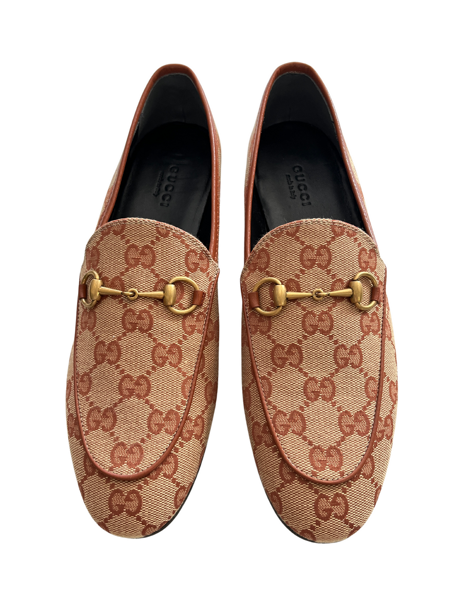 Gucci outlet loafers canvas
