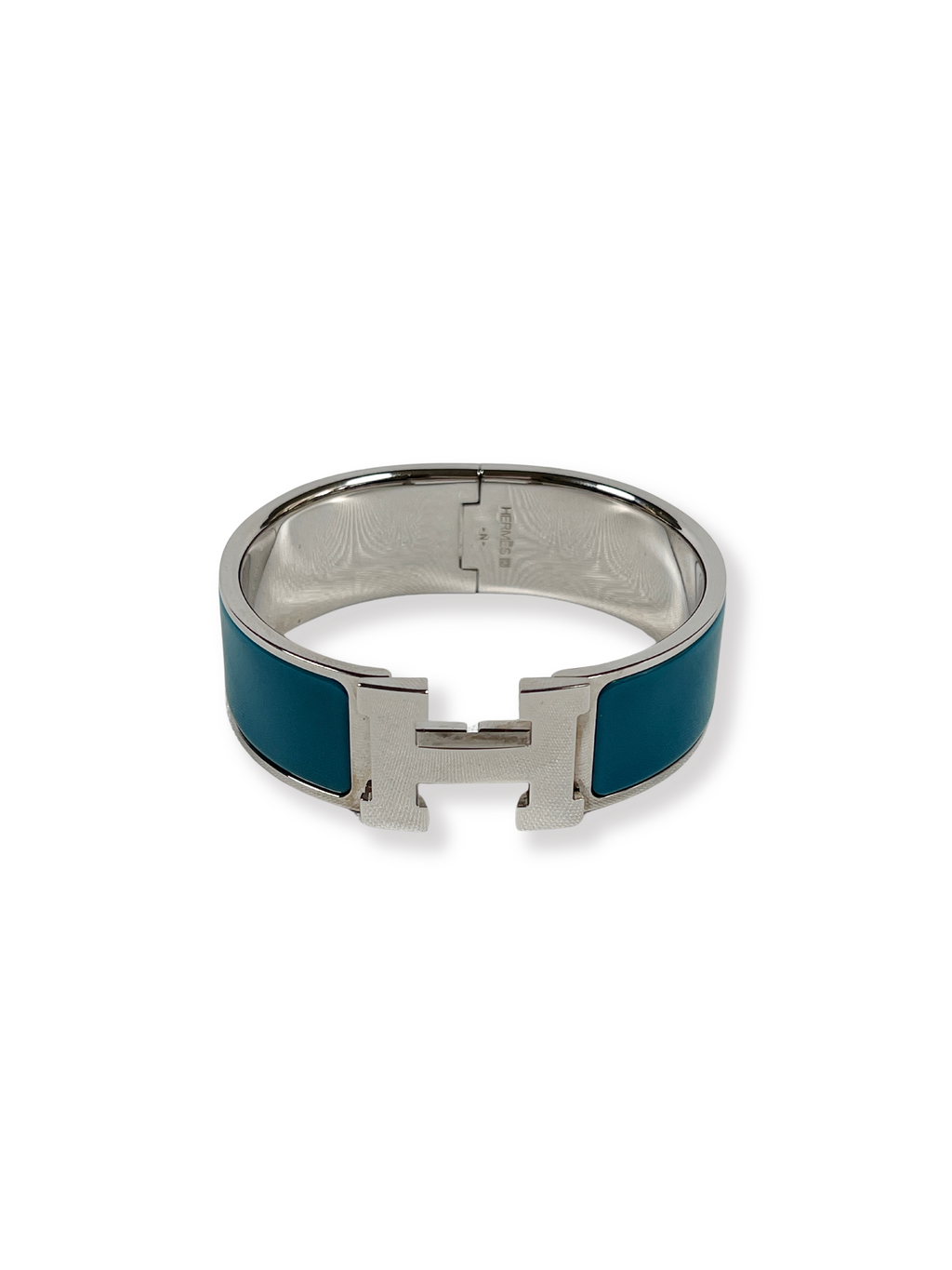 HERMES - ENAMEL WIDE CLIC CLAC H BRACELET