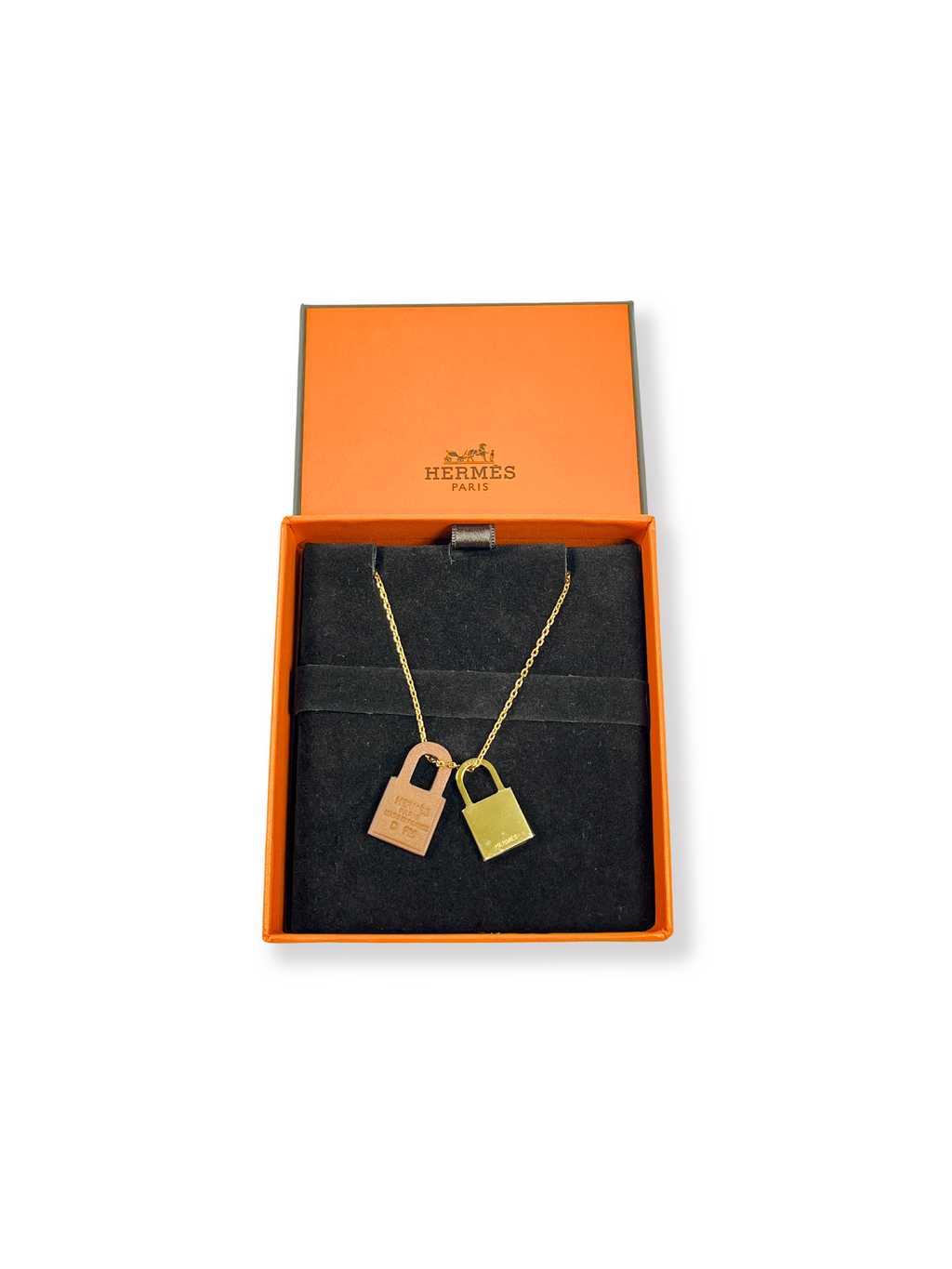 HERMES - O KELLY PENDANT NECKLACE - IN BOX