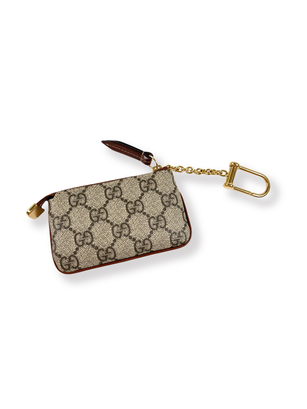 GUCCI - BEIGE GG SUPREME CANVAS KEY CASE