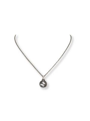 GUCCI - SILVER INTERLOCKING G PENDANT NECKLACE
