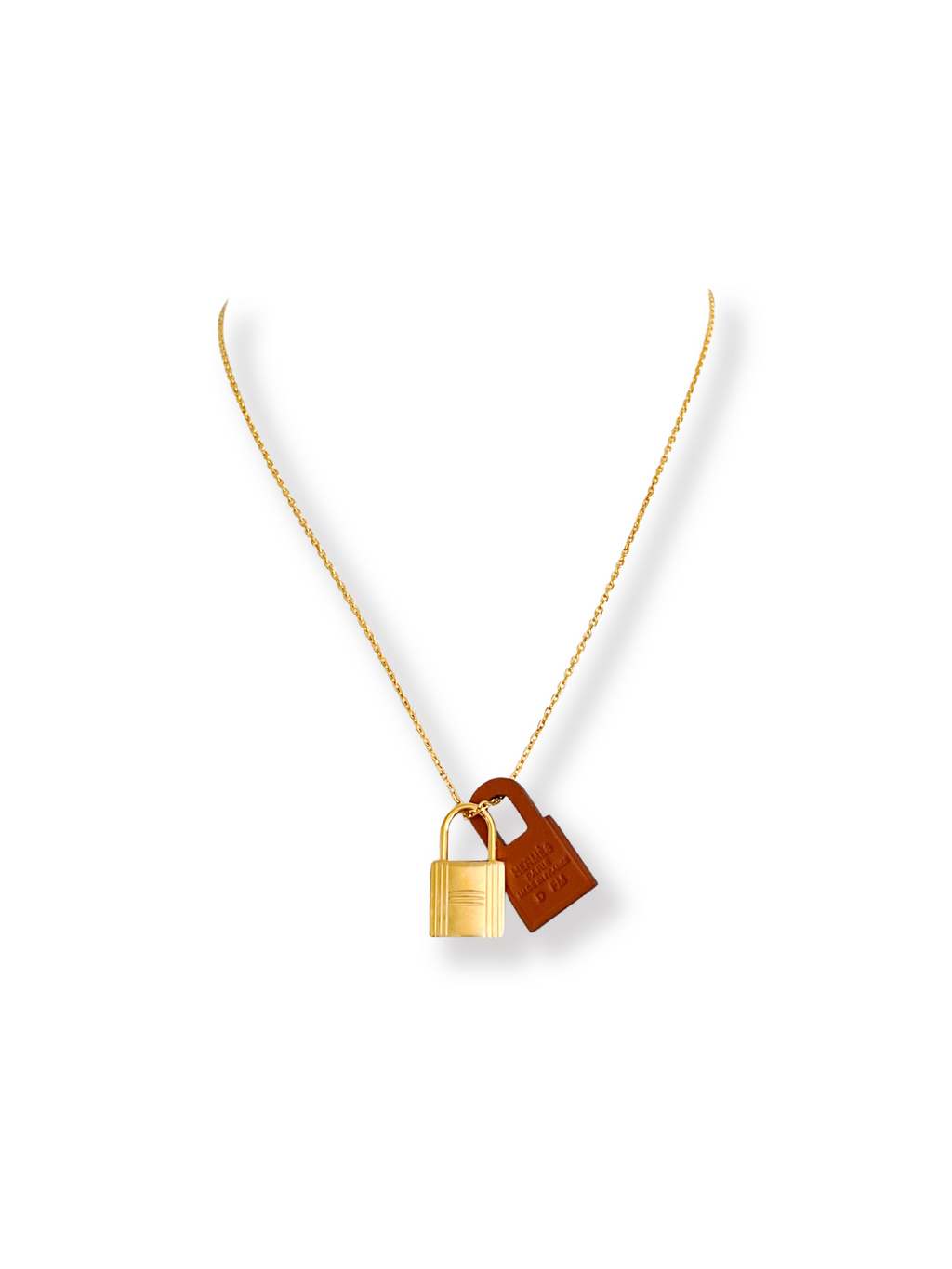 HERMES - O KELLY PENDANT NECKLACE - IN BOX