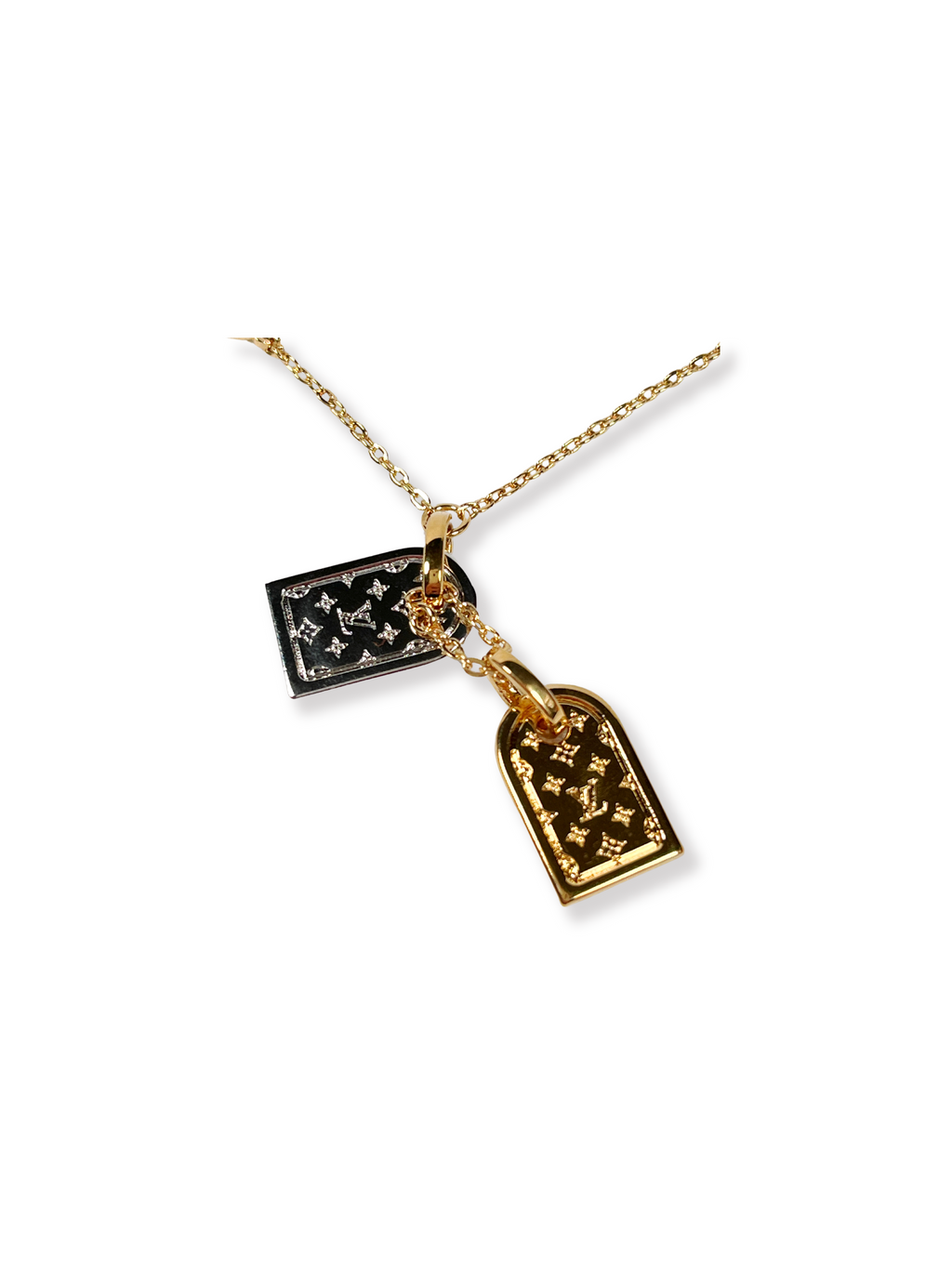 LOUIS VUITTON - NANOGRAM TWO TONE CHARM BRACELET