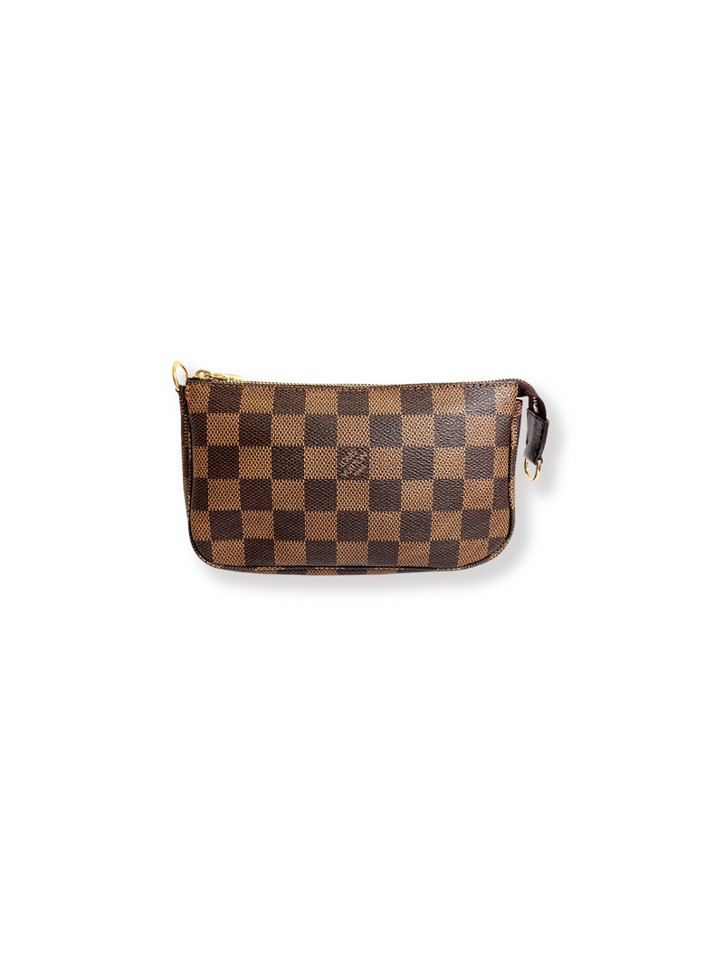 LOUIS VUITTON - BUCKET POUCH IN DAMIER EBENE