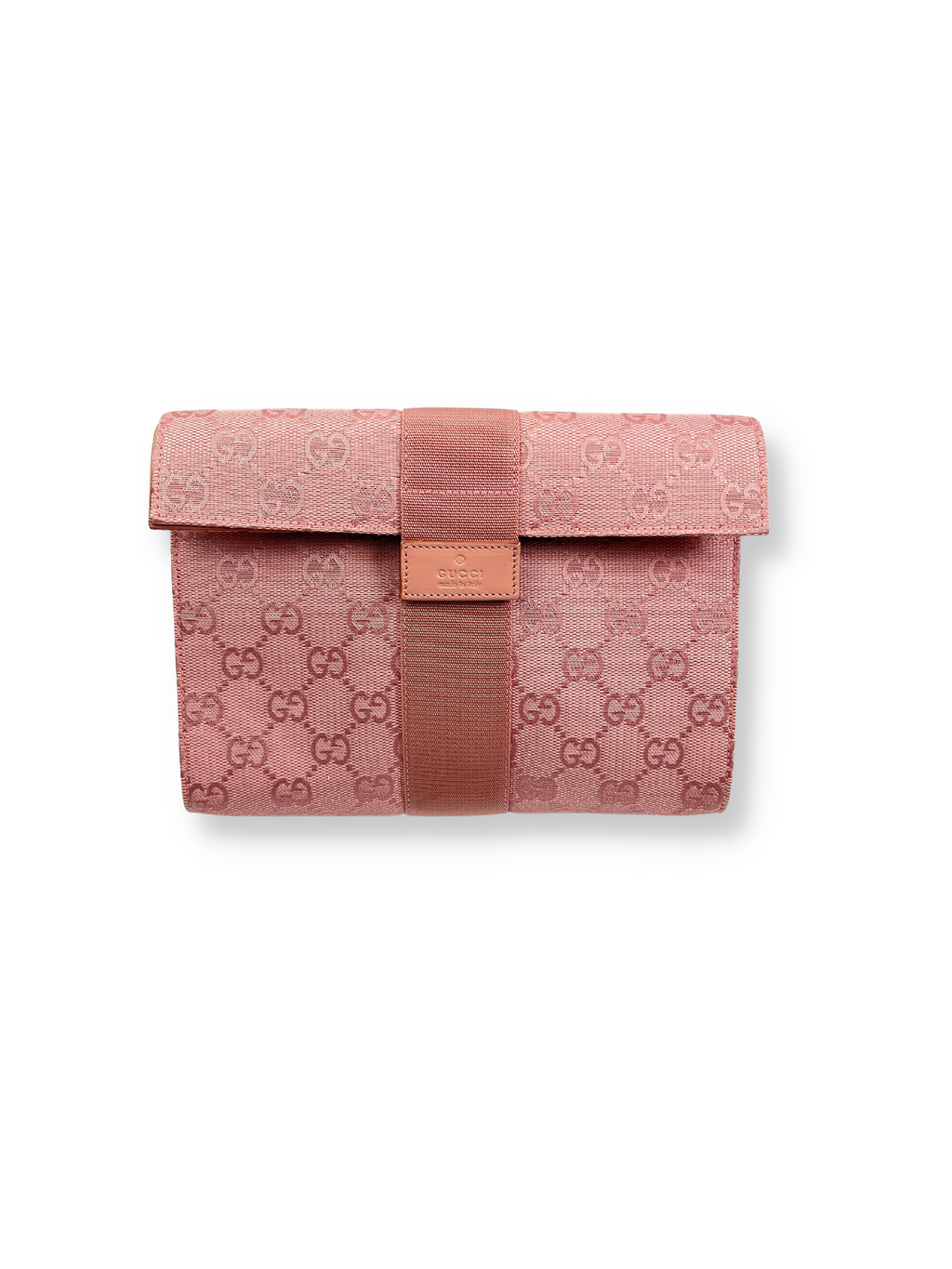 GUCCI - PINK GG CANVAS COSMETIC POUCH