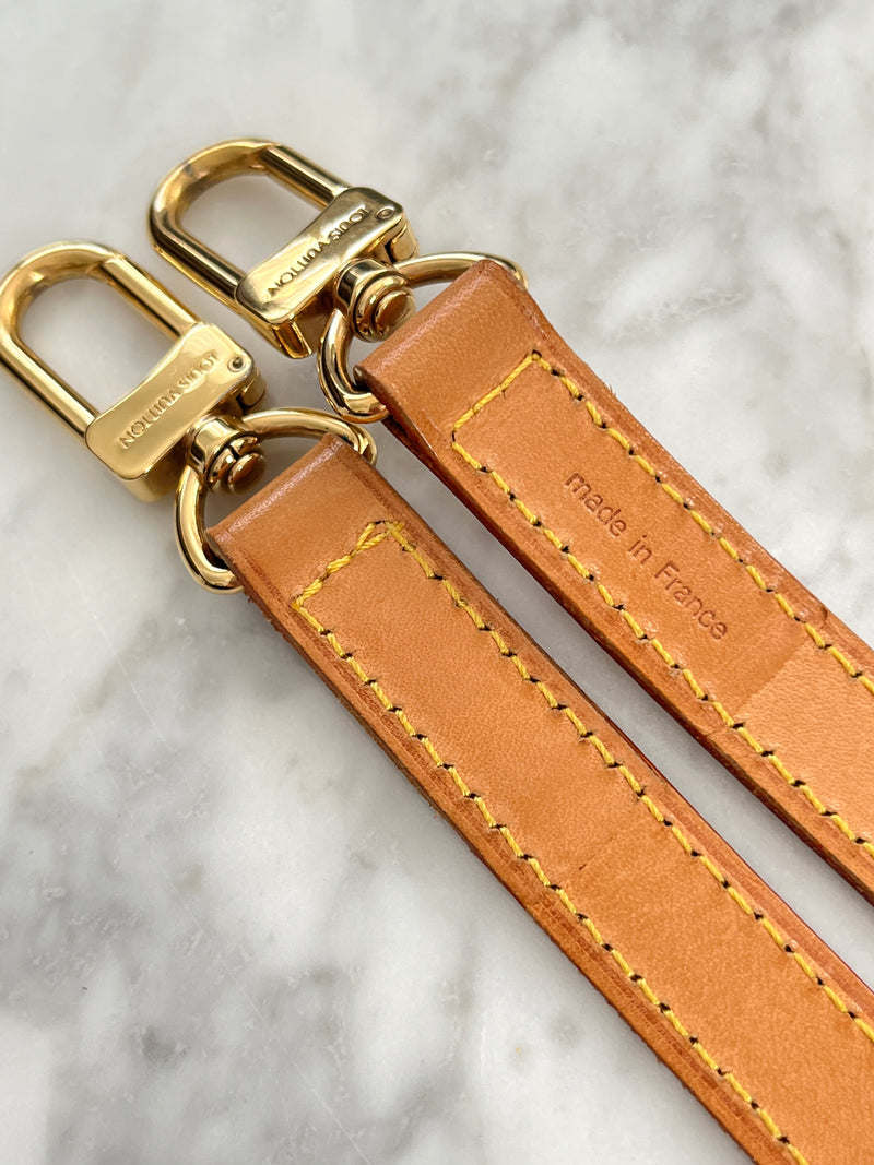 LOUIS VUITTON - VVN VACHETTA LEATHER CROSSBODY STRAP - 100 CM