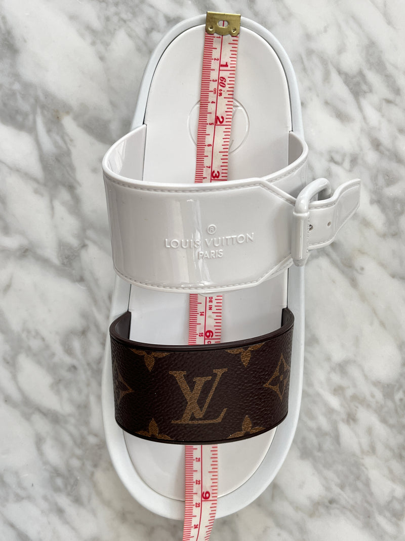 LOUIS VUITTON - MONOGRAM SUNBATH MULES - SZ 36 – RE.LUXE AU