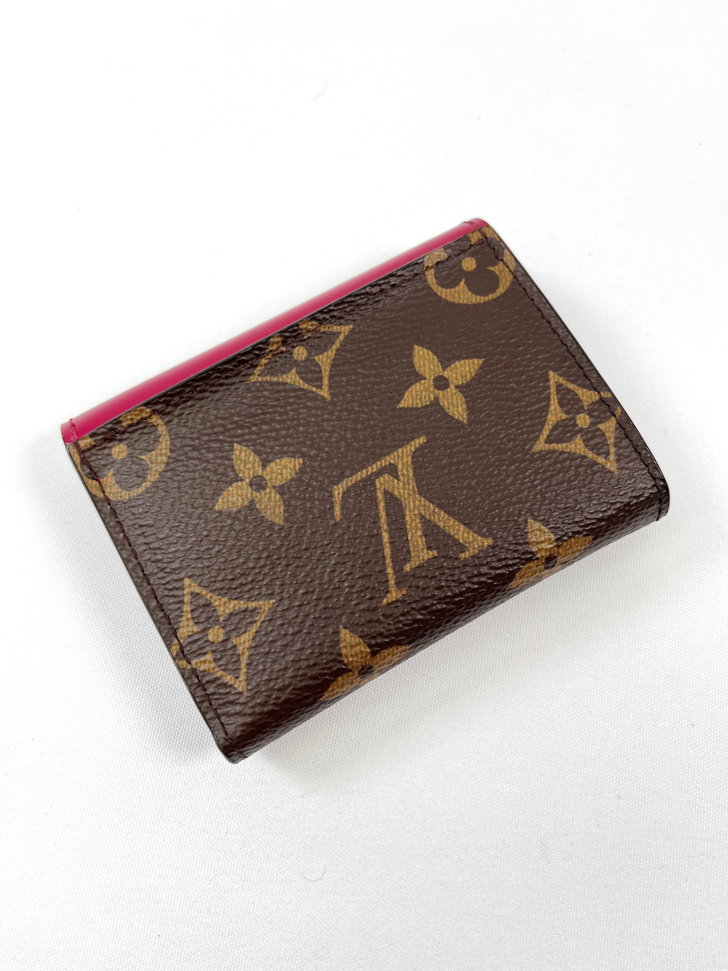 Louis Vuitton Pink Monogram Canvas Zoe Wallet QJAFFG5VPB032