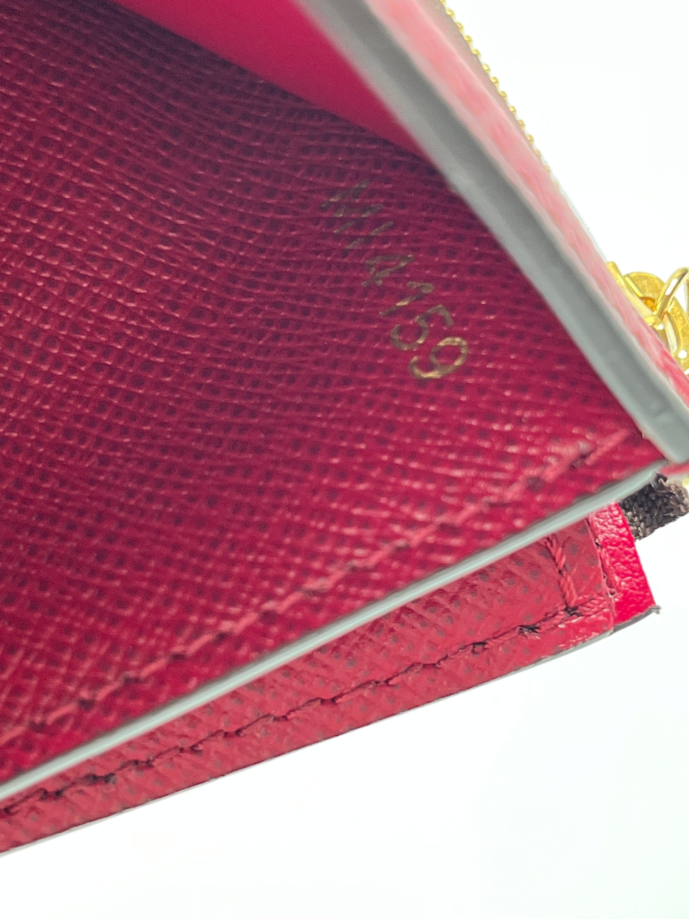 Louis Vuitton Zoe Wallet Monogram Giant Red/Pink in Coated Canvas