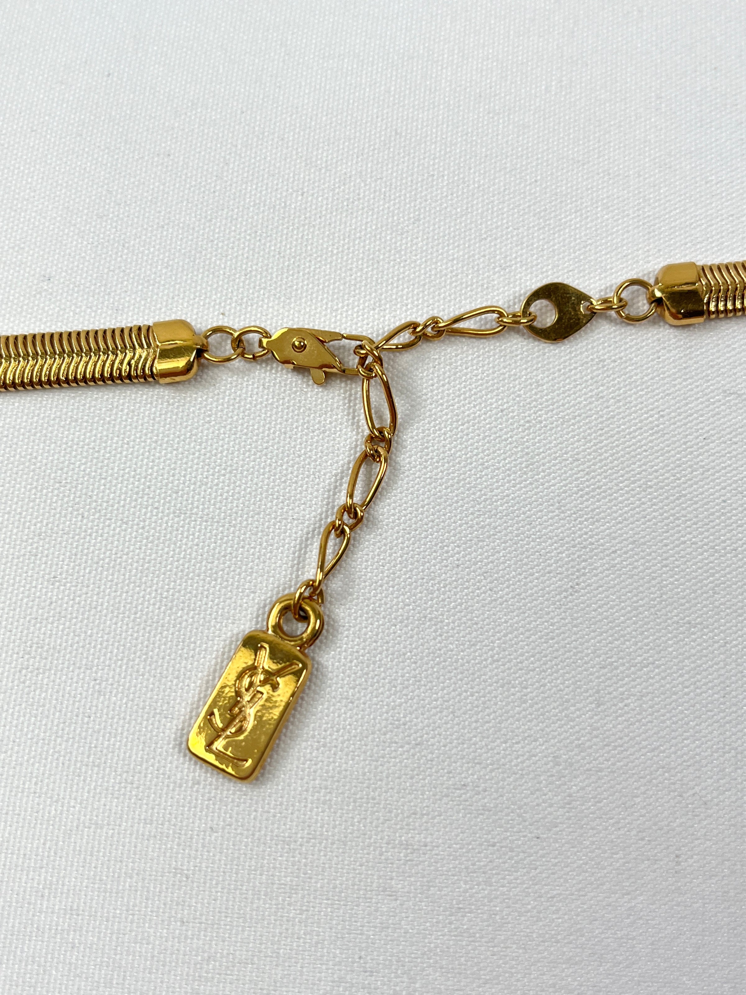 Vintage discount ysl necklace