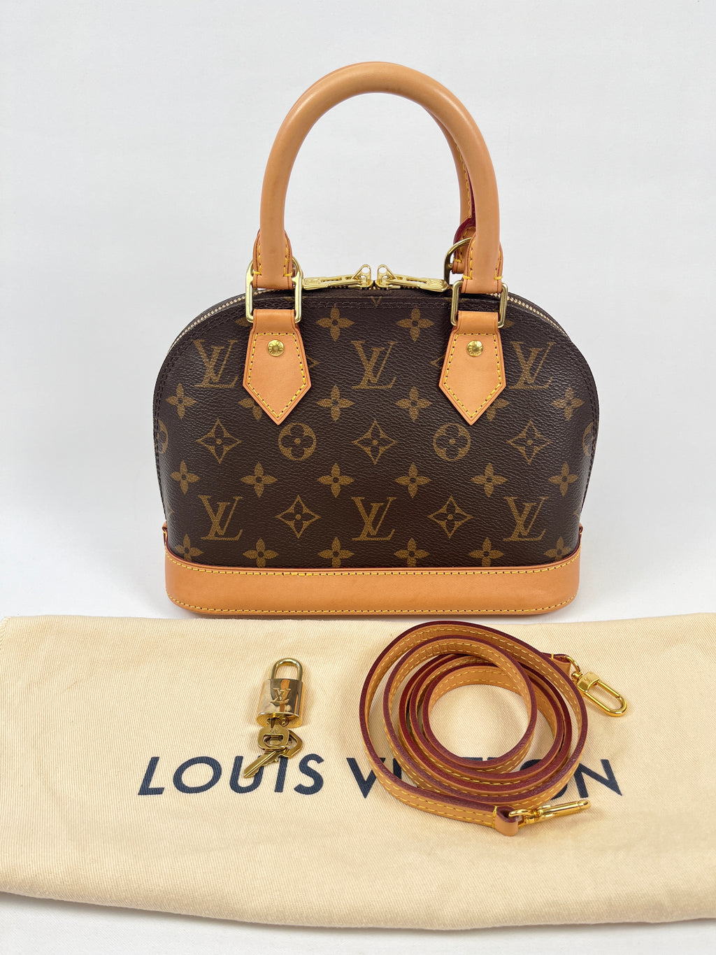 LOUIS VUITTON - ALMA BB IN MONOGRAM CANVAS