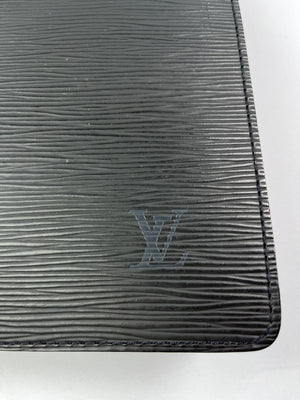 LOUIS VUITTON - BLACK EPI LEATHER AMBASSADOR BRIEFCASE