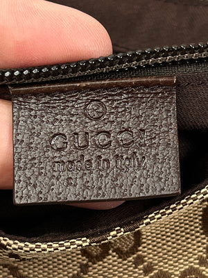 GUCCI - GG CANVAS BEIGE FLAP BELT BAG