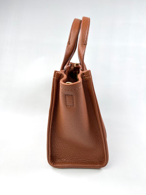 MARC JACOBS - THE MINI LEATHER TOTE BAG IN TAN