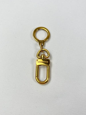 Louis Vuitton Key Chain Pochette Strap Extender In Golden Brass SOLD