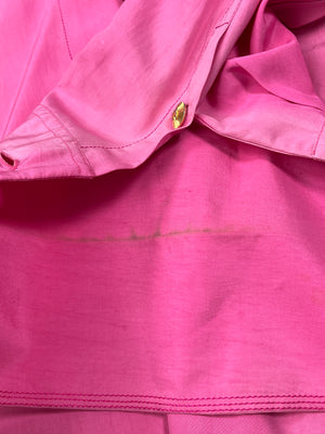 CHANEL - CC POCKET DETAIL VINTAGE SILK BLOUSE