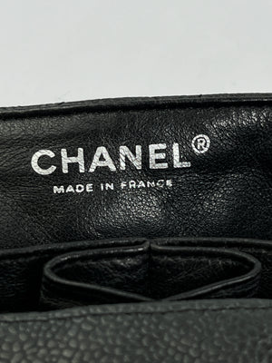 CHANEL - REISSUE EAST WEST FLAP BAG IN CAVIAR LEATHER