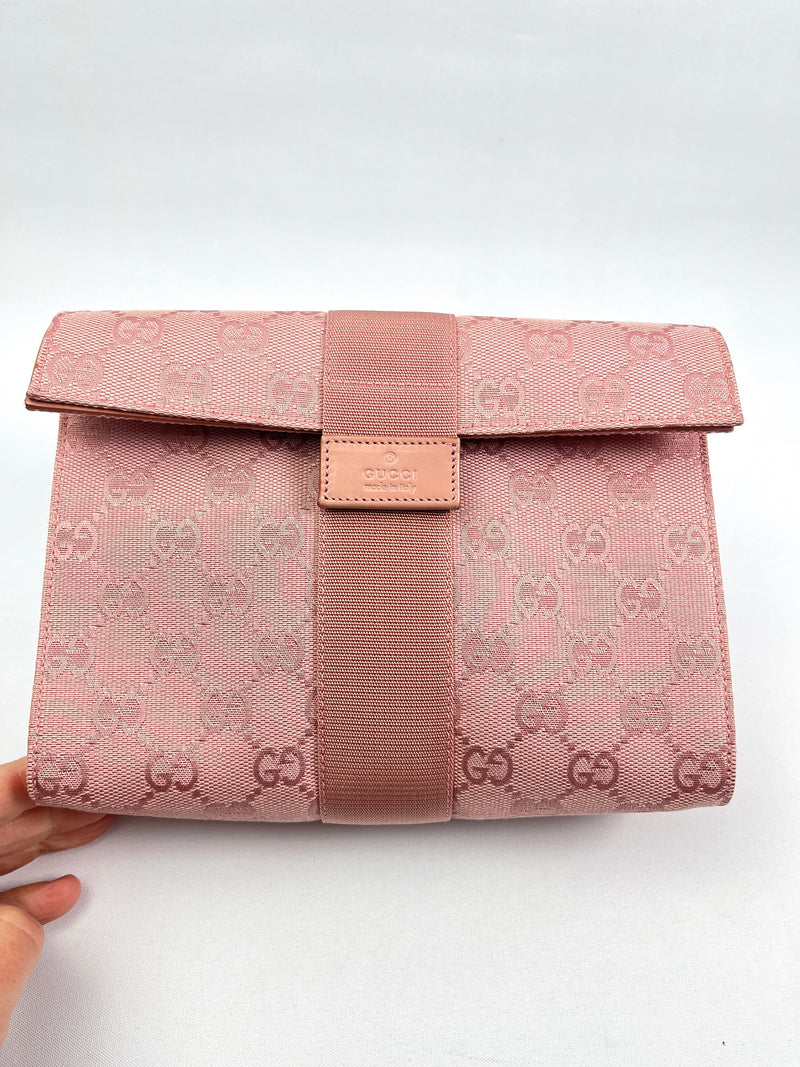 Gucci pink pouch sales