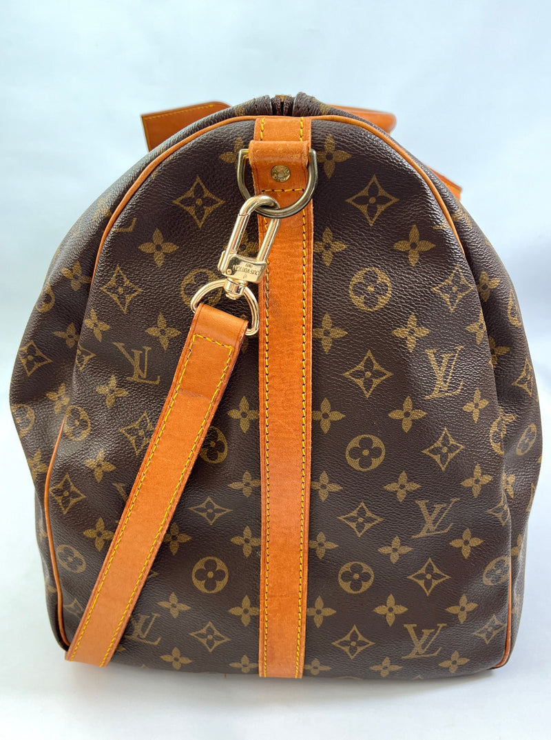 LOUIS VUITTON - VINTAGE MONOGRAM KEEPALL BANDOULIERE 60 - YR 1987