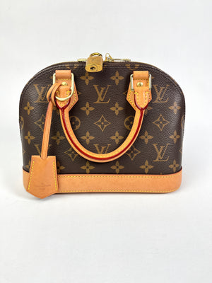 LOUIS VUITTON - ALMA BB IN MONOGRAM CANVAS - YR 2021