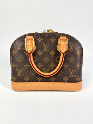 LOUIS VUITTON - ALMA BB IN MONOGRAM CANVAS - YR 2021