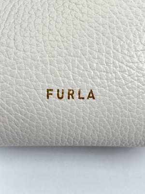 FURLA - LEATHER NET MINI TOTE IN MARSHMALLOW