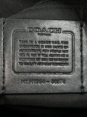 COACH - PRAIRIE SATCHEL IN BLACK PEBBLED LEATHER