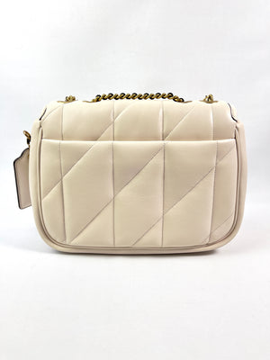 COACH - MADISON QUILTED PILLOW LEATHER BAG IN CHALK