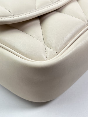 COACH - MADISON QUILTED PILLOW LEATHER BAG IN CHALK
