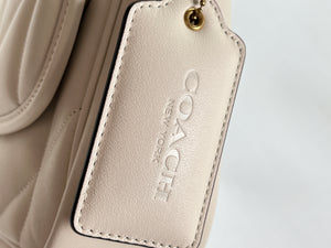 COACH - MADISON QUILTED PILLOW LEATHER BAG IN CHALK