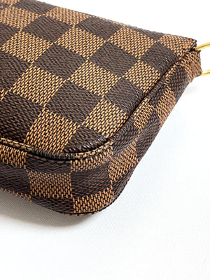 LOUIS VUITTON - BUCKET POUCH IN DAMIER EBENE