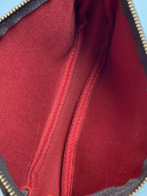 LOUIS VUITTON - BUCKET POUCH IN DAMIER EBENE