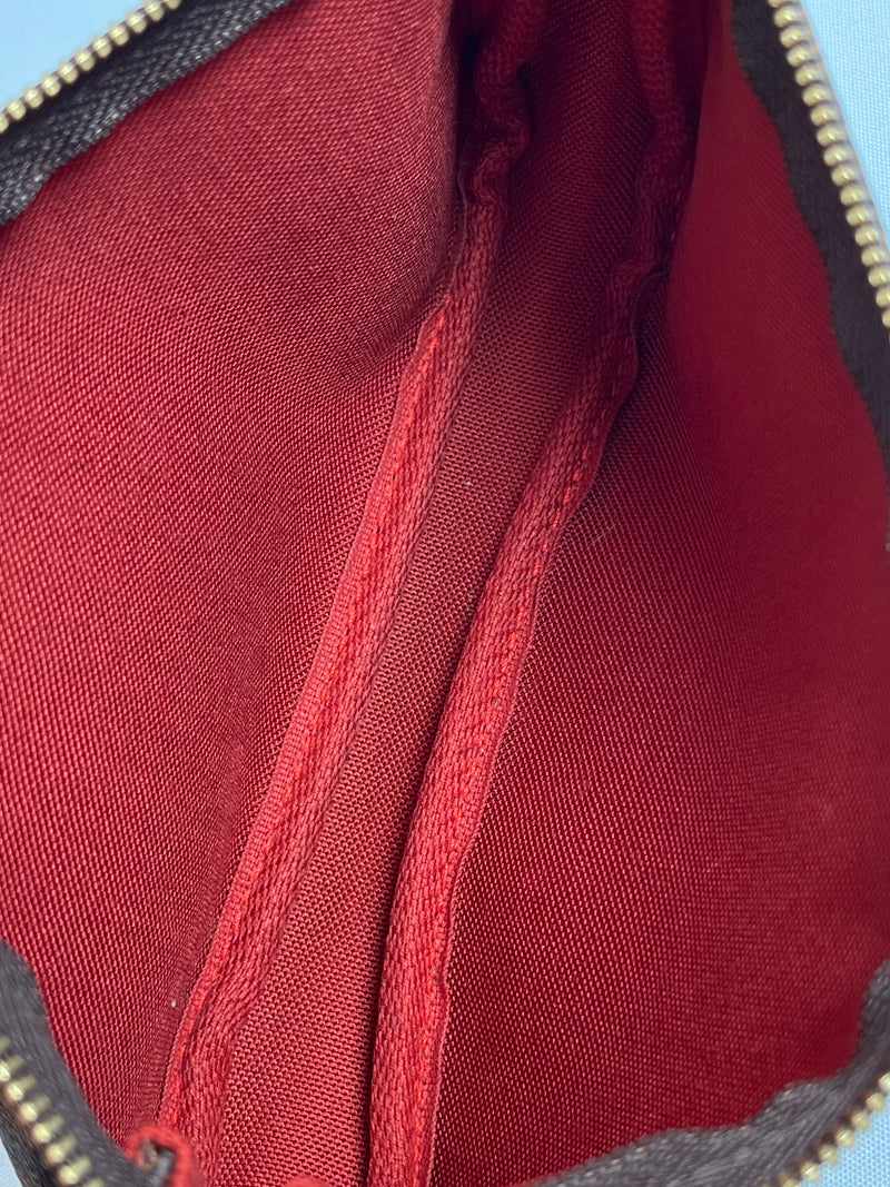 LOUIS VUITTON - BUCKET POUCH IN DAMIER EBENE