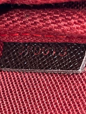 LOUIS VUITTON - BUCKET POUCH IN DAMIER EBENE
