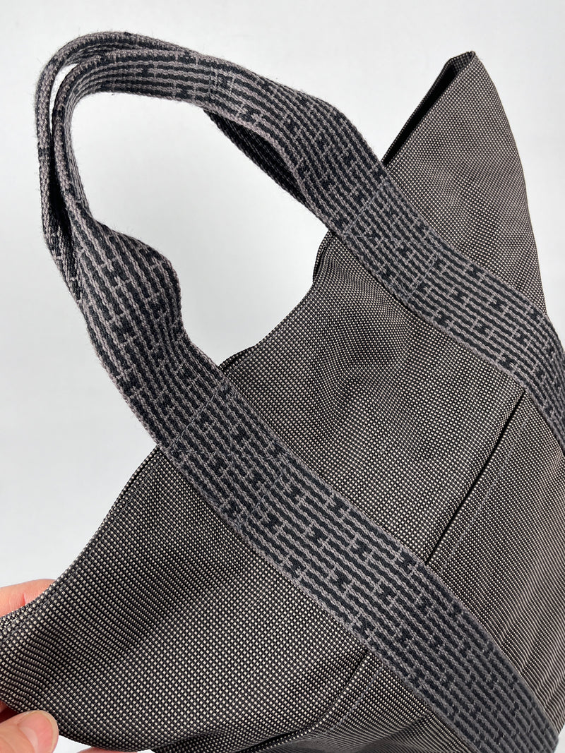 HERMES - HERLINE CABAS CANVAS TOTE IN GREY
