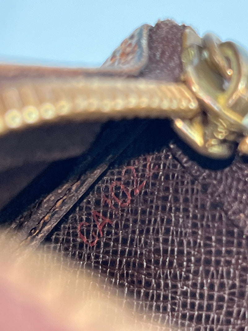 LOUIS VUITTON - KEY CLES KEY POUCH IN DAMIER EBENE CANVAS