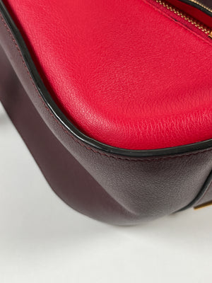 LOEWE - SMALL HAMMOCK BAG BURGUNDY & RED