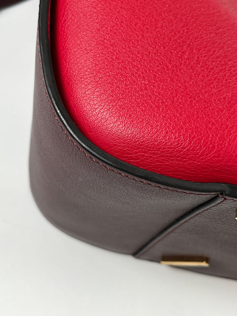 LOEWE - SMALL HAMMOCK BAG BURGUNDY & RED