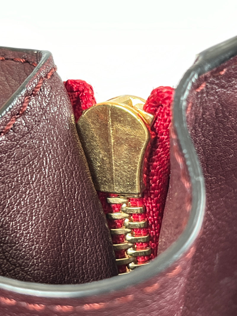 LOEWE - SMALL HAMMOCK BAG BURGUNDY & RED