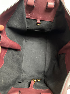 LOEWE - SMALL HAMMOCK BAG BURGUNDY & RED