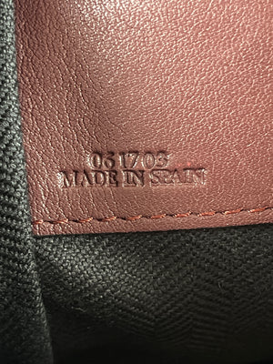 LOEWE - SMALL HAMMOCK BAG BURGUNDY & RED
