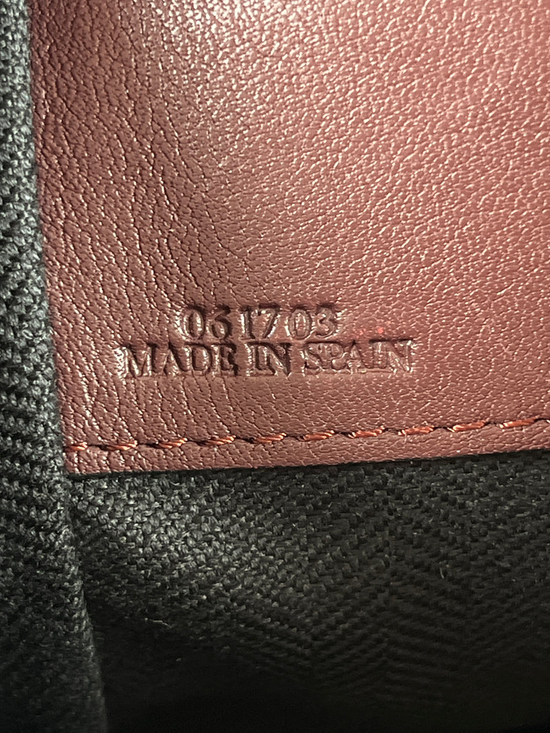 LOEWE - SMALL HAMMOCK BAG BURGUNDY & RED