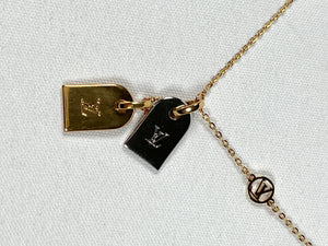 LOUIS VUITTON - NANOGRAM TWO TONE CHARM BRACELET