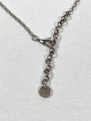GUCCI - SILVER INTERLOCKING G PENDANT NECKLACE