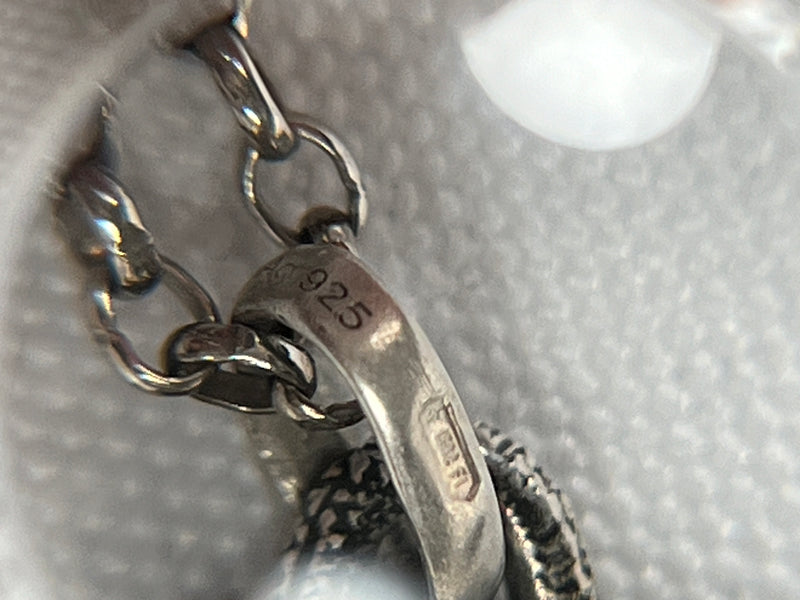 GUCCI - SILVER INTERLOCKING G PENDANT NECKLACE