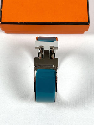 HERMES - ENAMEL WIDE CLIC CLAC H BRACELET
