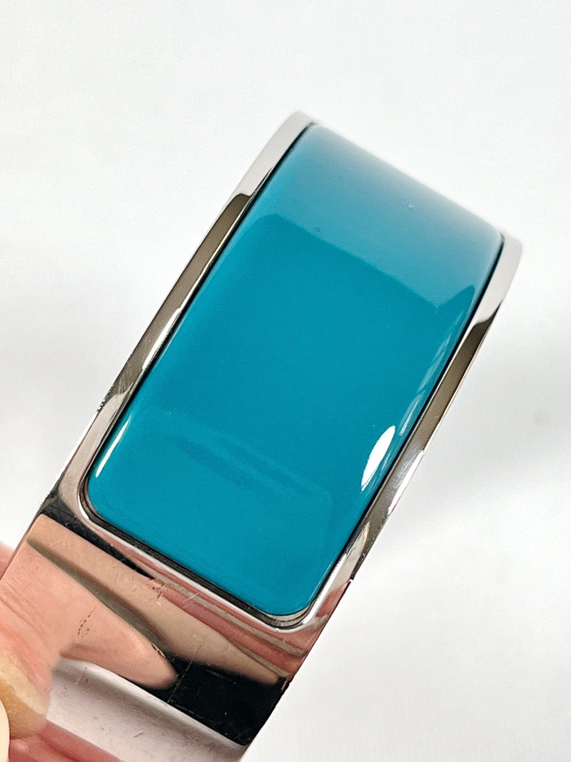 HERMES - ENAMEL WIDE CLIC CLAC H BRACELET