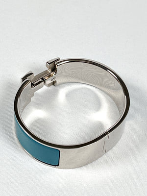HERMES - ENAMEL WIDE CLIC CLAC H BRACELET
