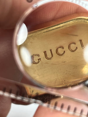 GUCCI - BEIGE GG SUPREME CANVAS KEY CASE